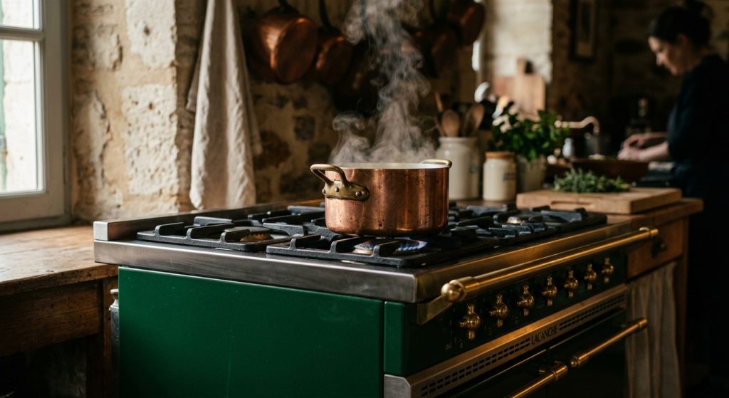 Tout savoir sur le piano de cuisson Lacanche : l'art de la fonte et de la chauffe latérale en cuisine haut de gamme