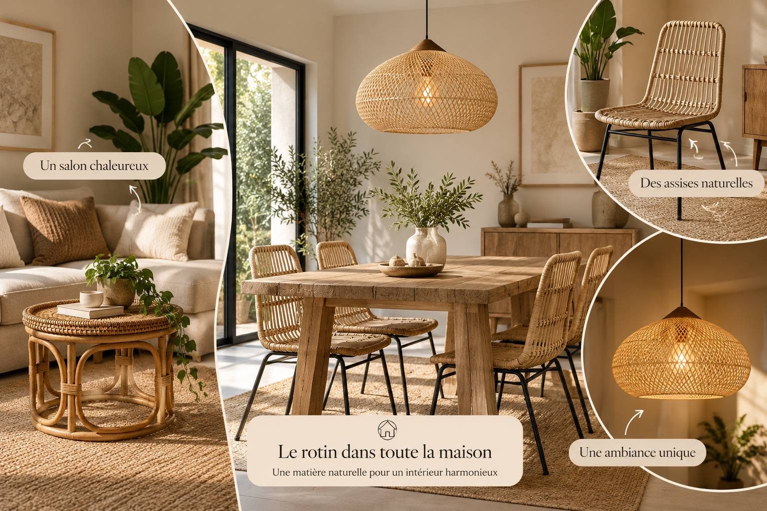 Décoration Rotin